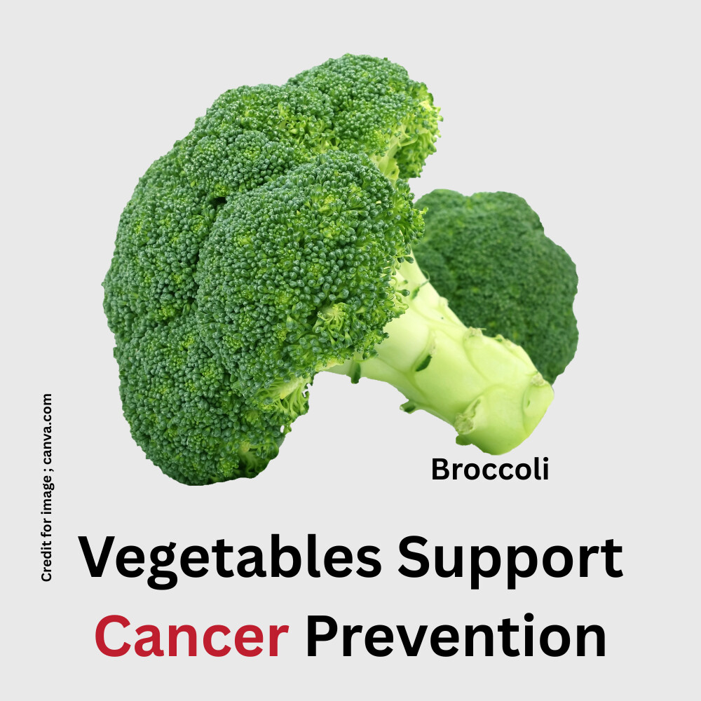 Vegetables Support Cancer Prevention