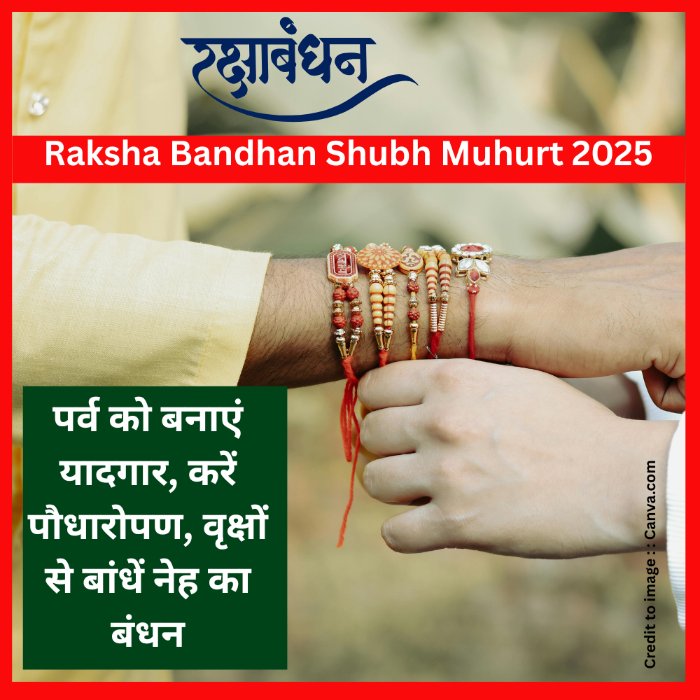Raksha Bandhan Shubh Muhurt 2025-Prakriti Darshan Nature and Environment Magazine