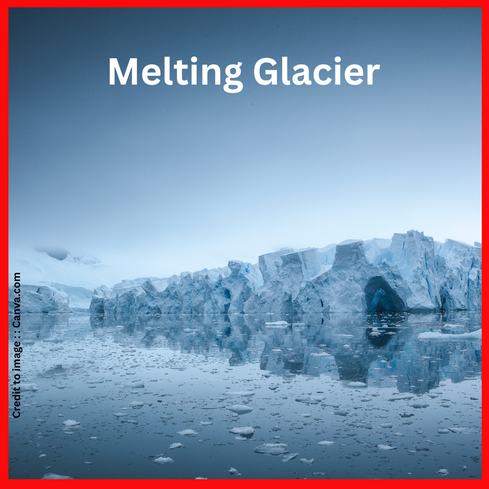 Melting Glacier- Prakriti Darshan Nature and Environment Magazine 