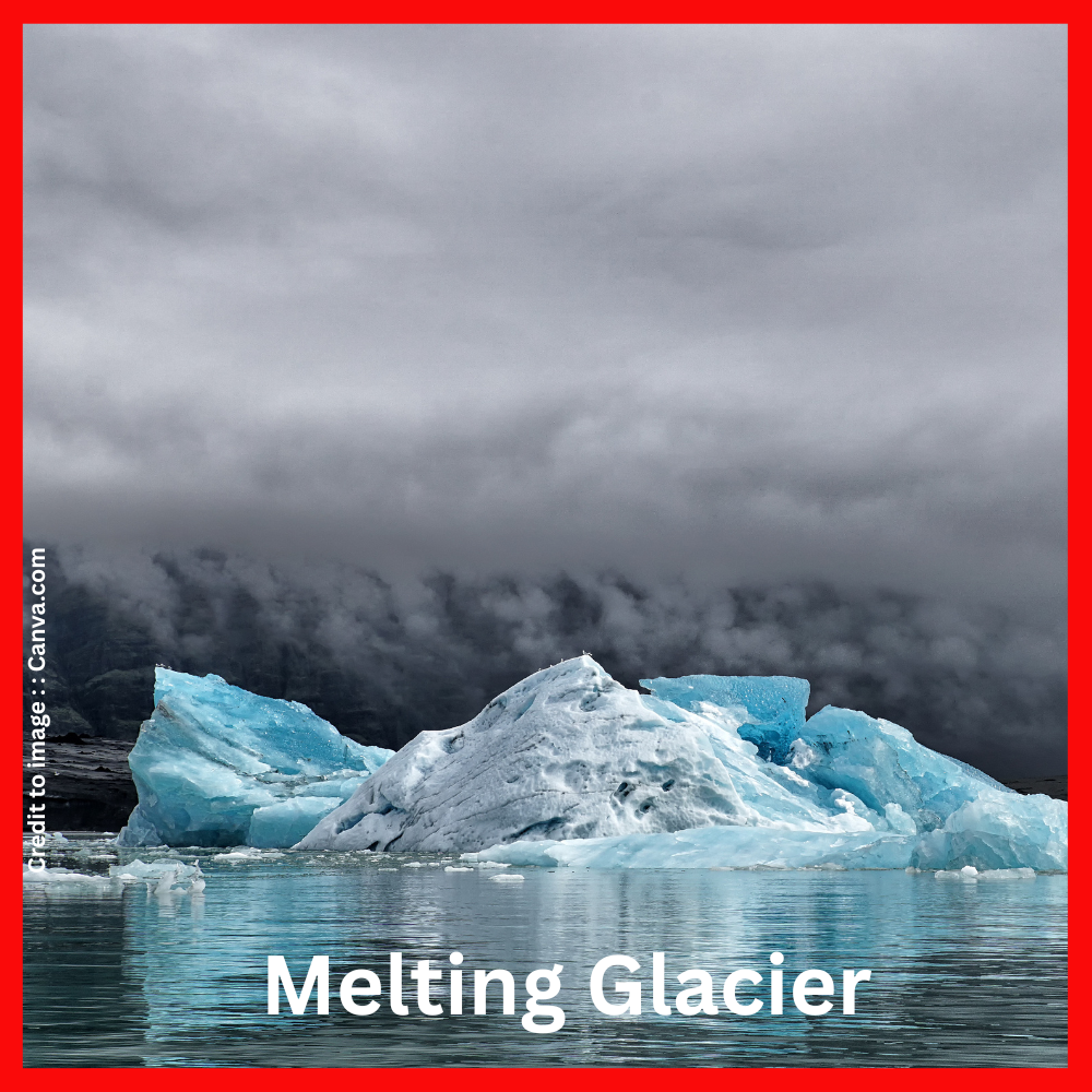 Melting Glacier- Prakriti Darshan Nature and Environment Magazine 