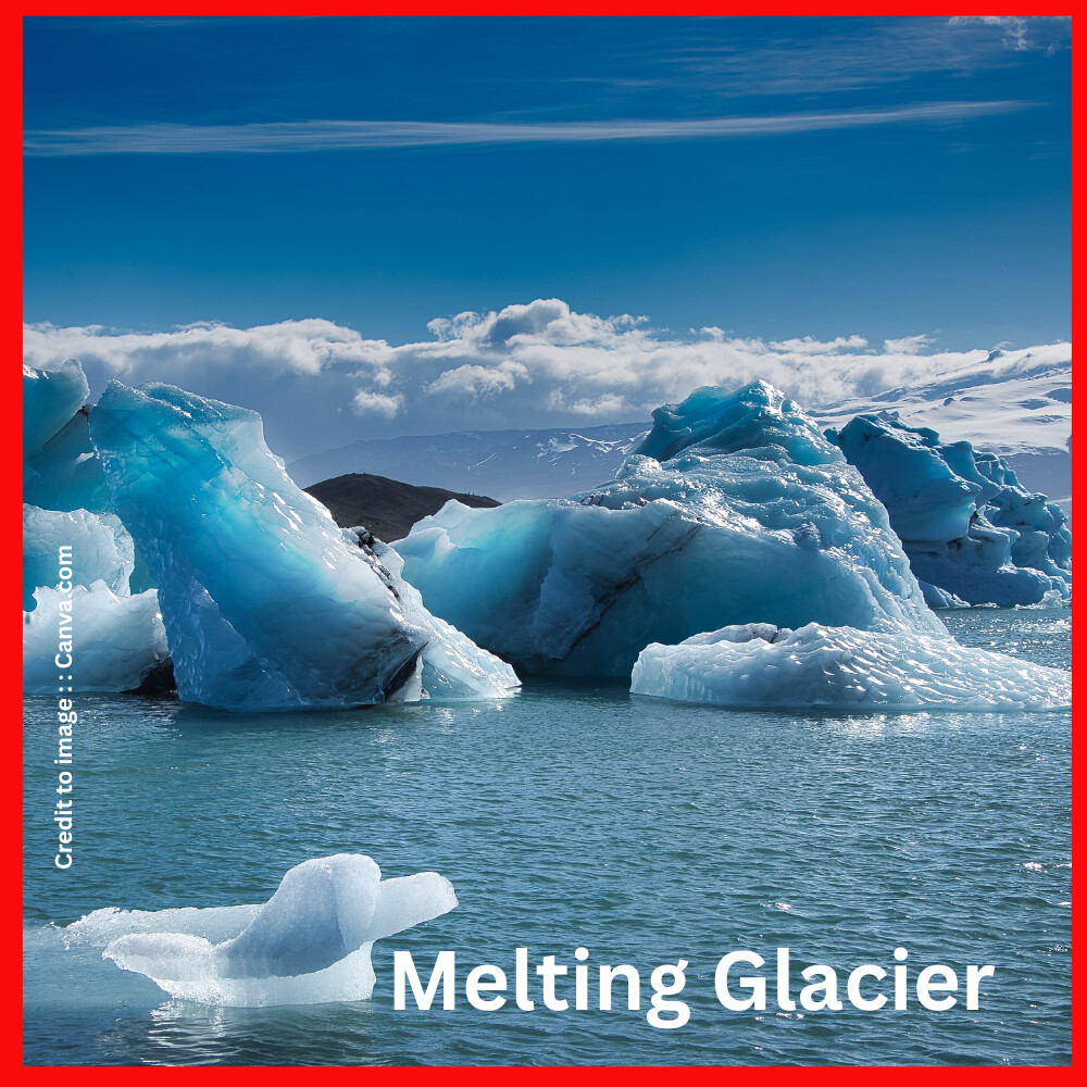 Melting Glacier- Prakriti Darshan Nature and Environment Magazine