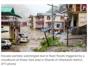 Cloud Burst in Uttarakhand