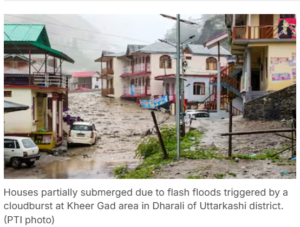 Cloud Burst in Uttarakhand