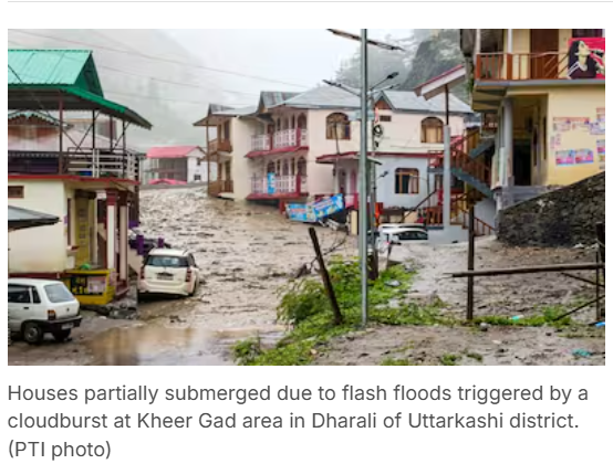 Cloud Burst in Uttarakhand