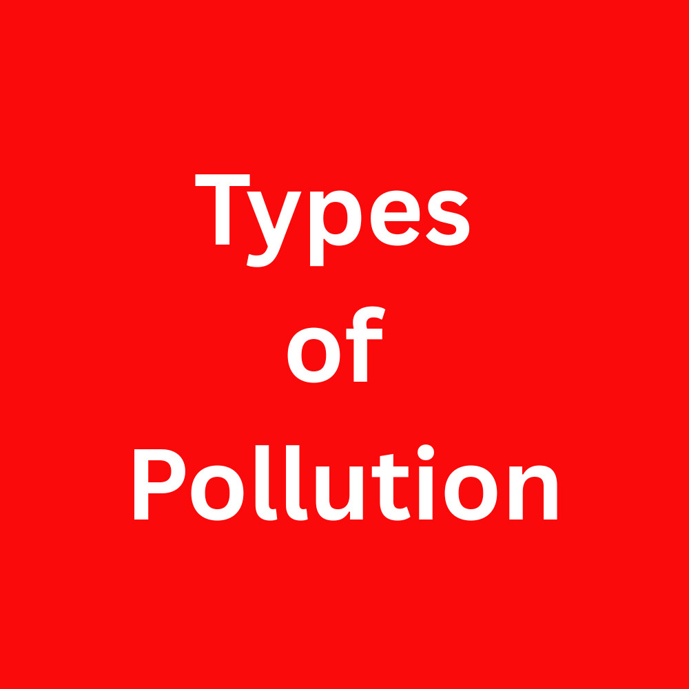 Types of Pollution: Understanding the Impact on Environment and Human Health