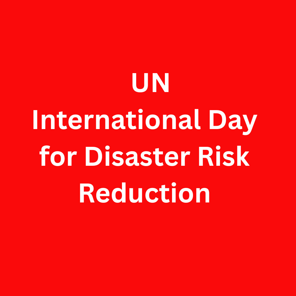 UN International Day for Disaster Risk Reduction