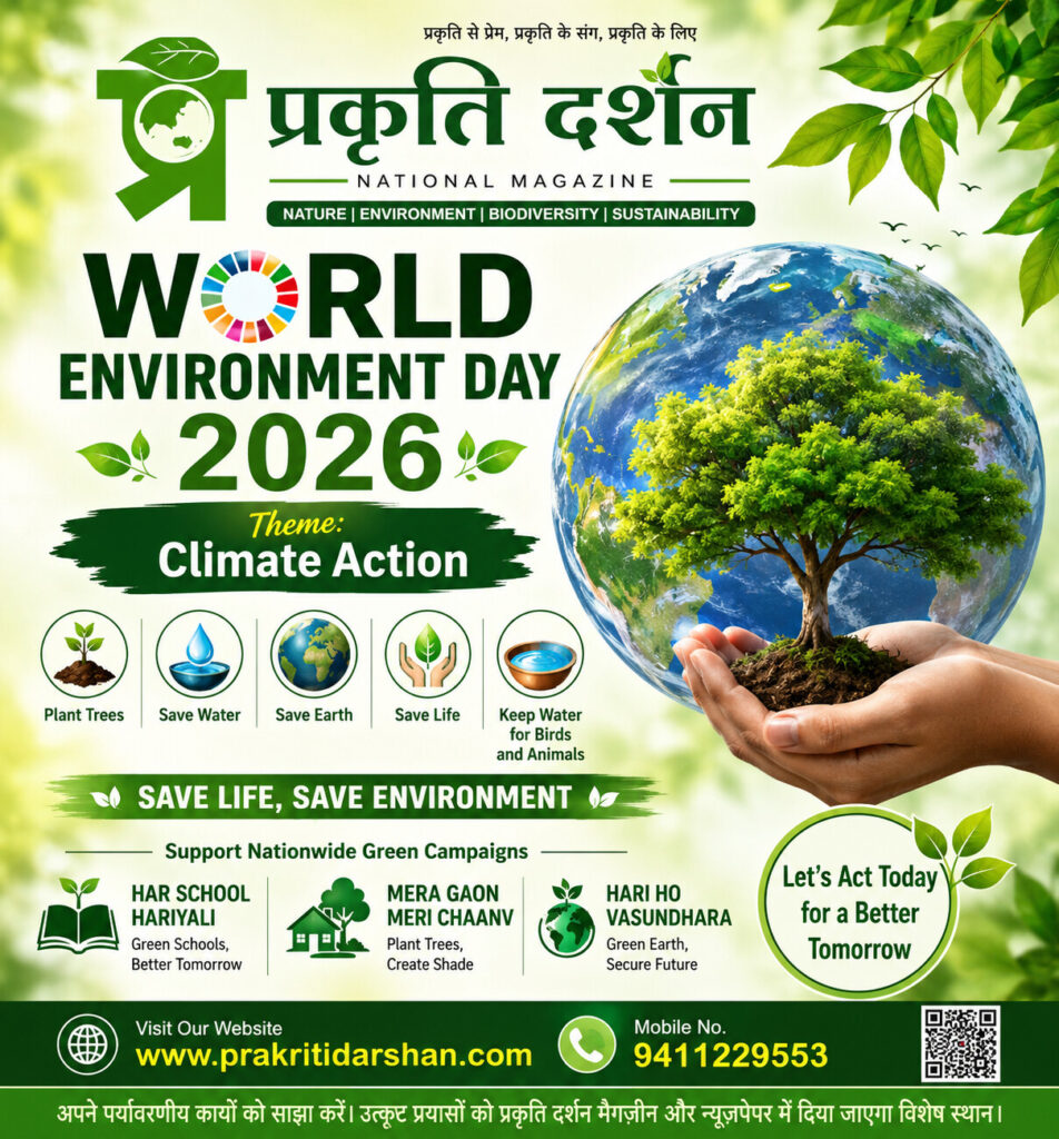 World Environment Day 2026 : Theme , Save Life, Save Environment for a Sustainable Future