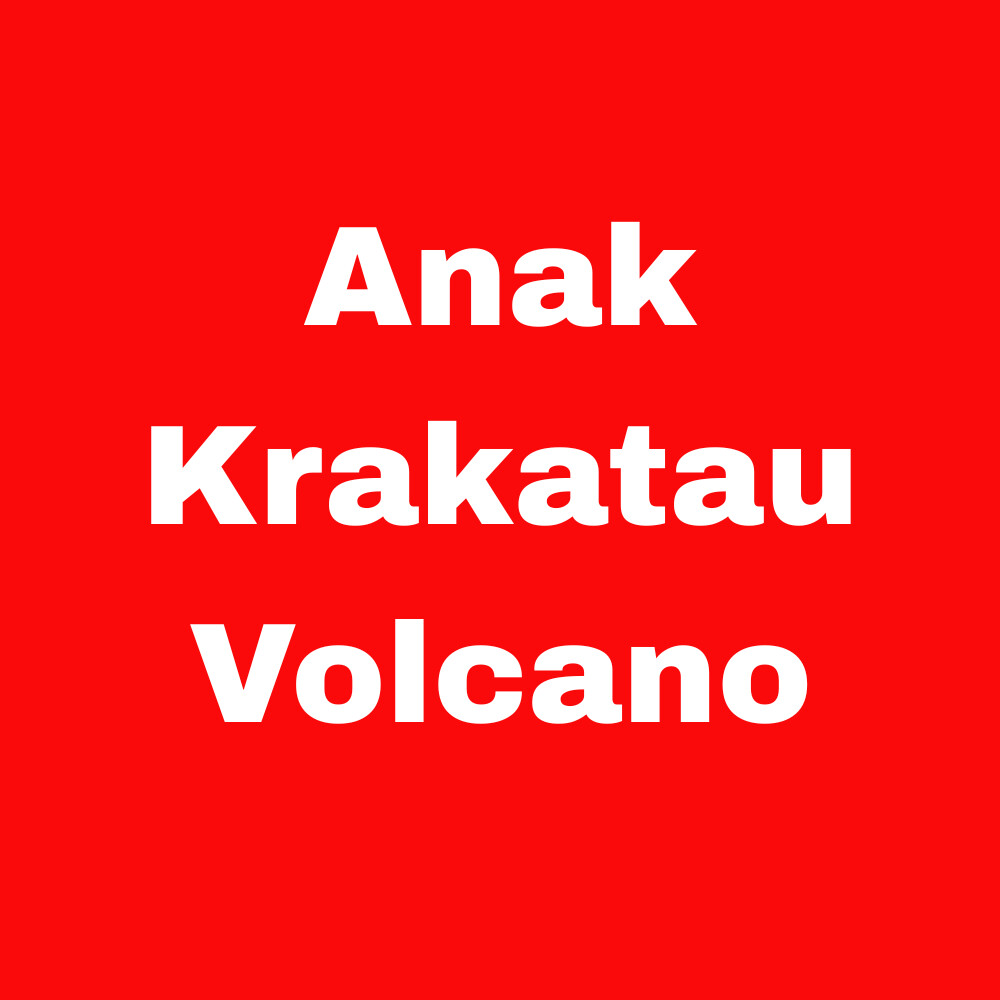 Anak Krakatau Volcano