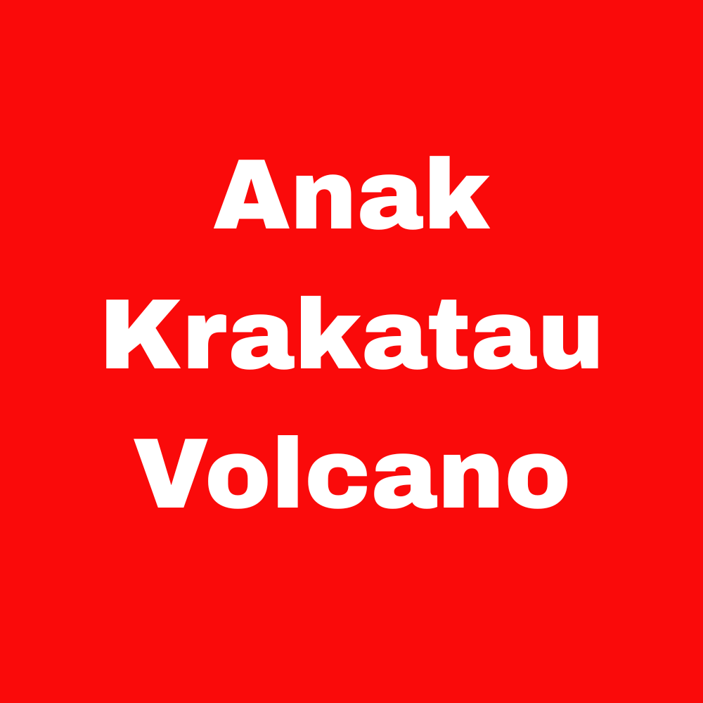 Anak Krakatau Volcano